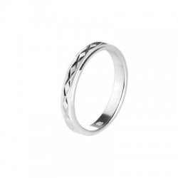 Boccadamo - Anello Eros - Argento - Superficie Rombo