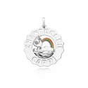 Chantecler - Ciondolo Logo Grande - Argento - Smalti Colorati