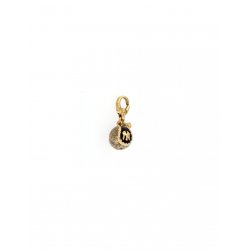 Rosato - Pendente Charm - Oro Giallo 18Kt - Smalto