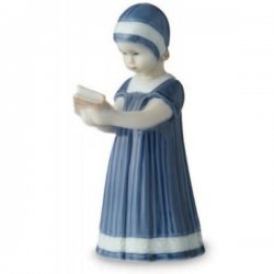 Royal Copenhagen - Elsa Con Libro - Porcellana