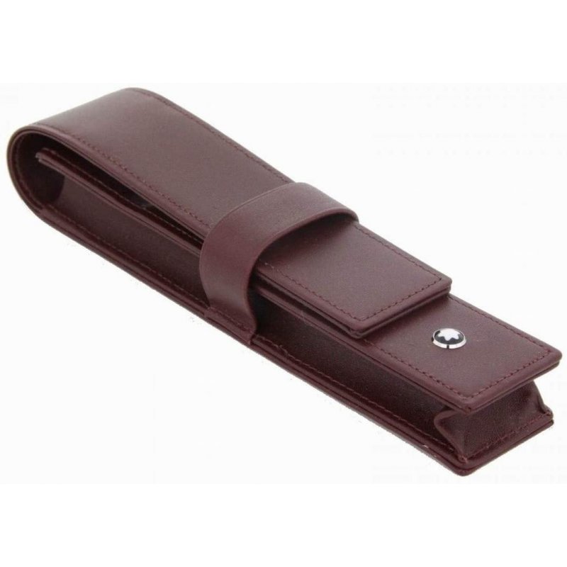 Montblanc - Astuccio Meisterstück - Pelle - Bordeaux
