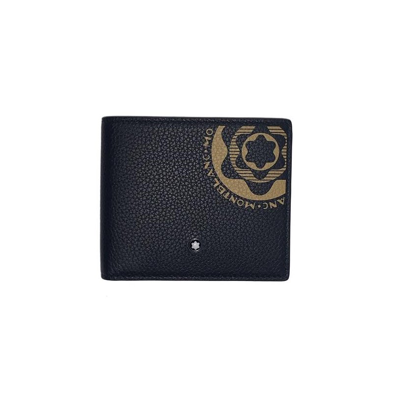 Montblanc - Portafoglio Meisterstück - Pelle - Nero/Giallo