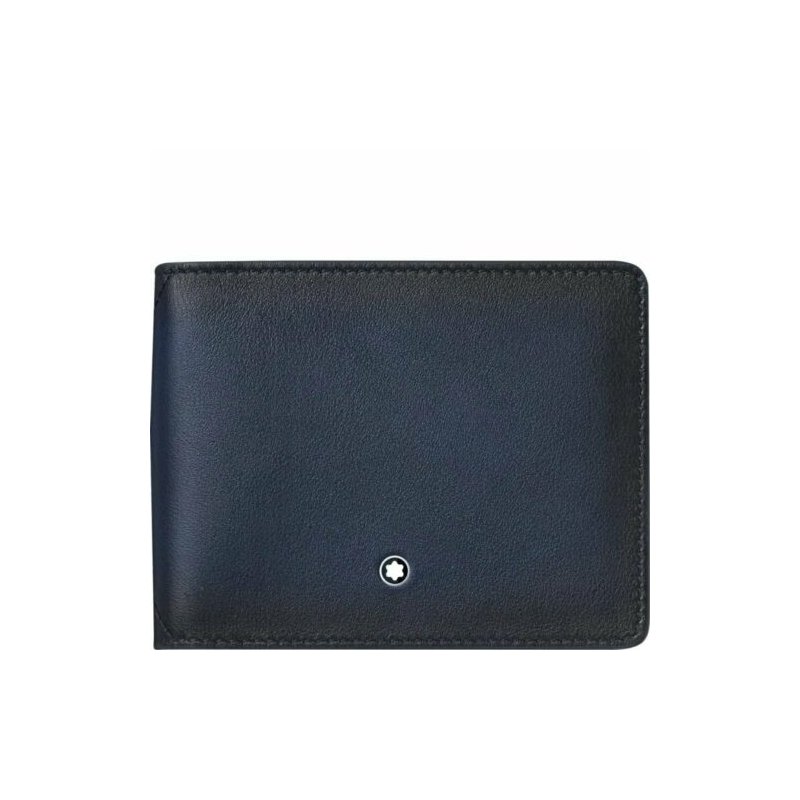 Montblanc - Portafoglio Meisterstück - Blu - Pelle