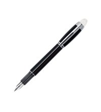Montblanc - Stilografica Starwalker - Resina Nera - Platinum