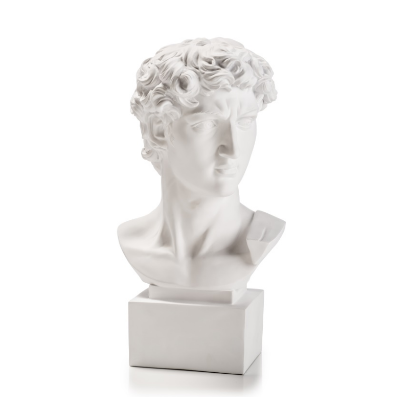BUSTO DAVID BIANCO CM 18
