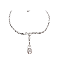 Collierino in oro bianco e diamanti 2.98 kt Gucci