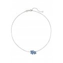 Chantecler - Collana Fiore 'Non Ti Scordar Di Me' - Argento - Smalto