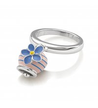 Chantecler - Anello Campanella Micro - Argento - Smalto