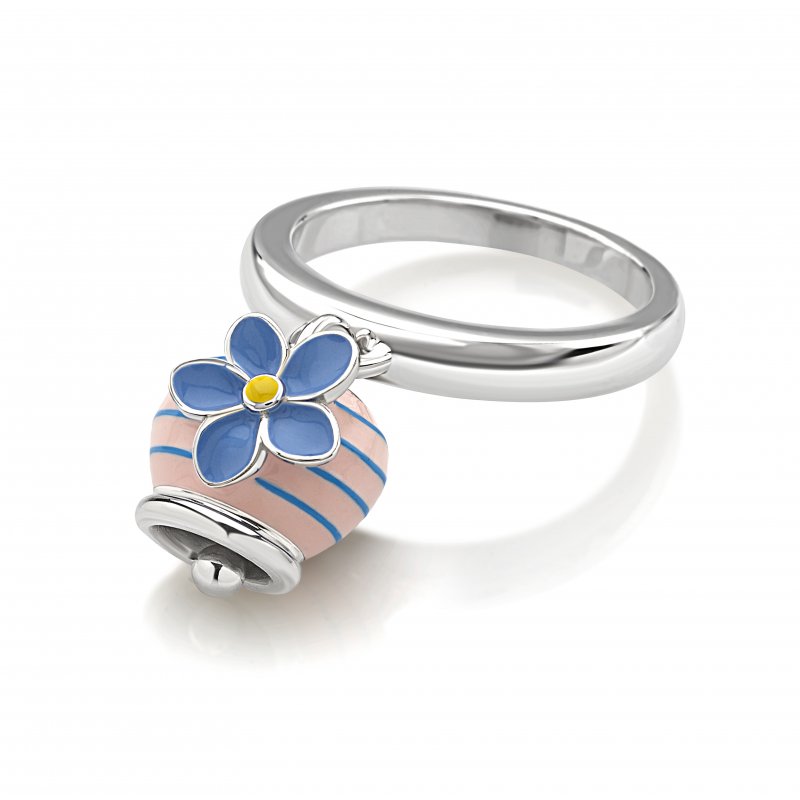 Chantecler - Anello Campanella Micro - Argento - Smalto