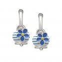 Chantecler - Orecchini Campanella Micro - Argento - Smalto