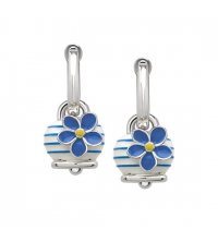 Chantecler - Orecchini Campanella Micro - Argento - Smalto