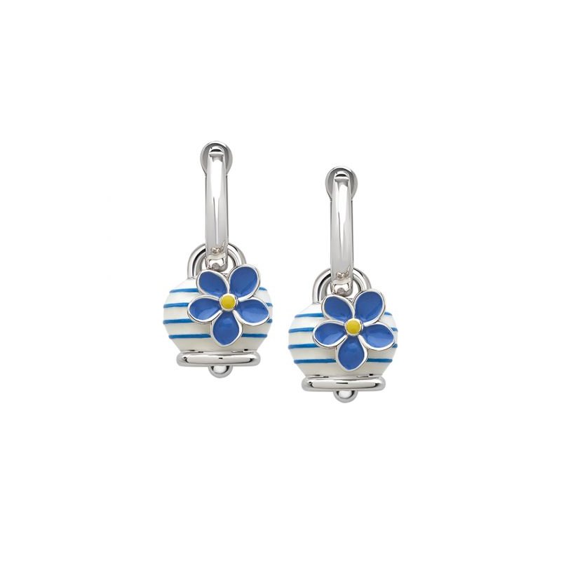 Chantecler - Orecchini Campanella Micro - Argento - Smalto