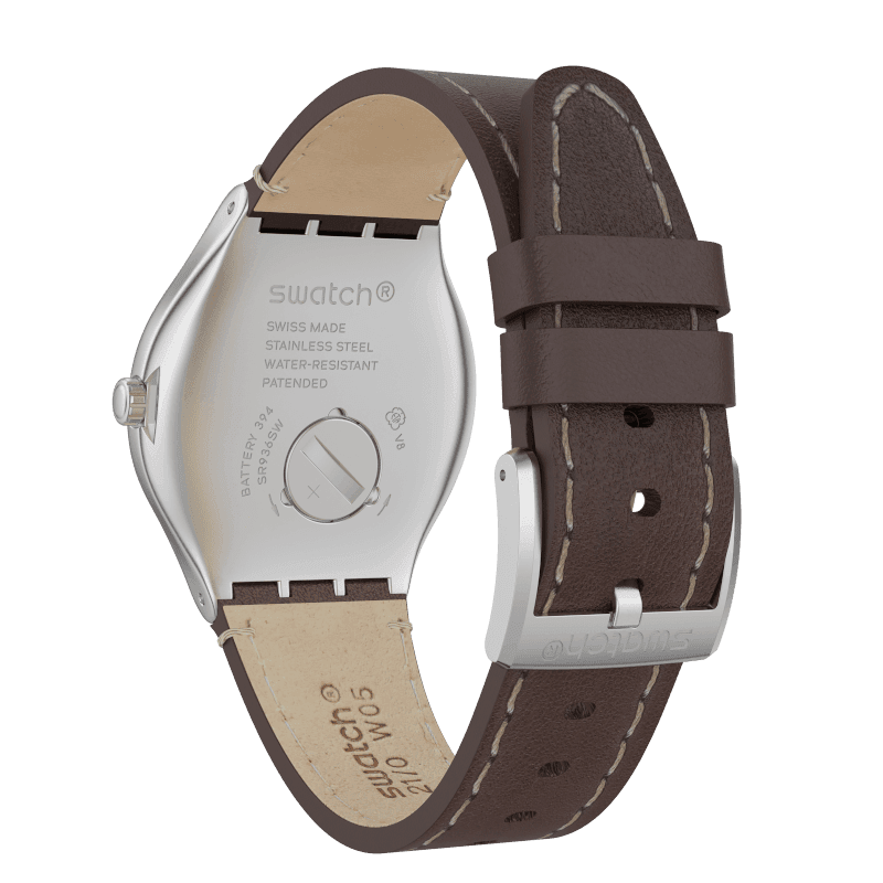 Swatch - Orologio Brandy - Pelle - Acciaio