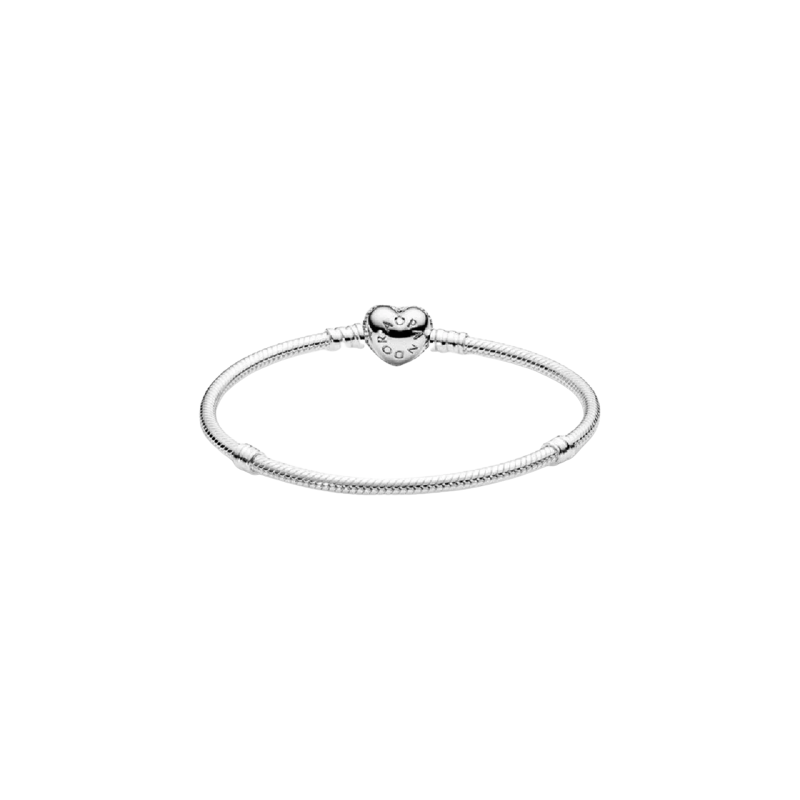 Silver Bracelet With Heart-Sha