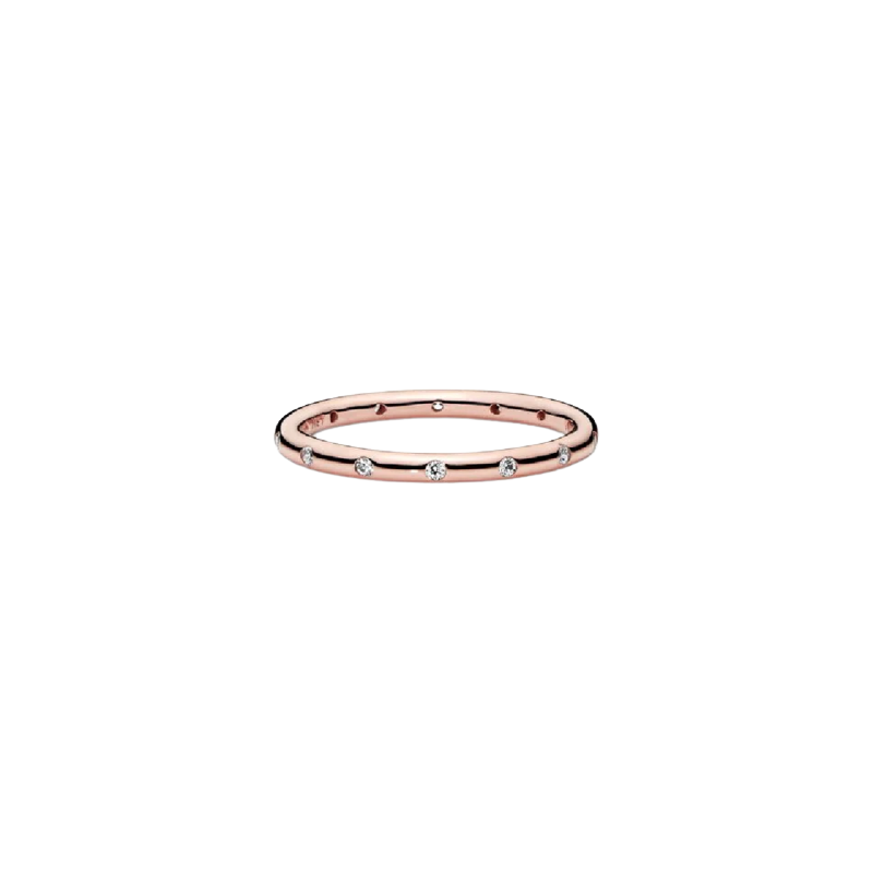 Pandora Rose Ring With Clear Cubic Zirco