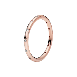 Pandora Rose Ring With Clear Cubic Zirco