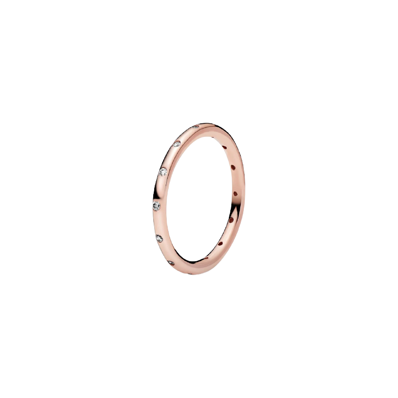 Pandora Rose Ring With Clear Cubic Zirco