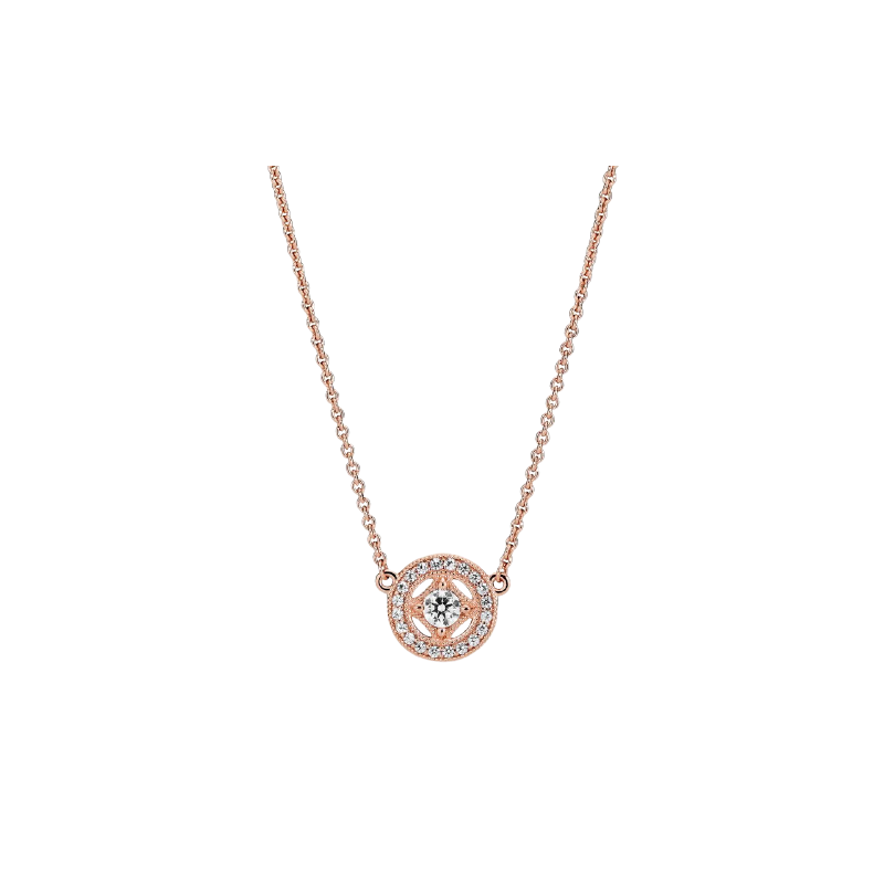 Pandora Rose Collier With Clear Cubic Zi