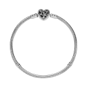 Snake Chain Sterling Silver Bracelet And