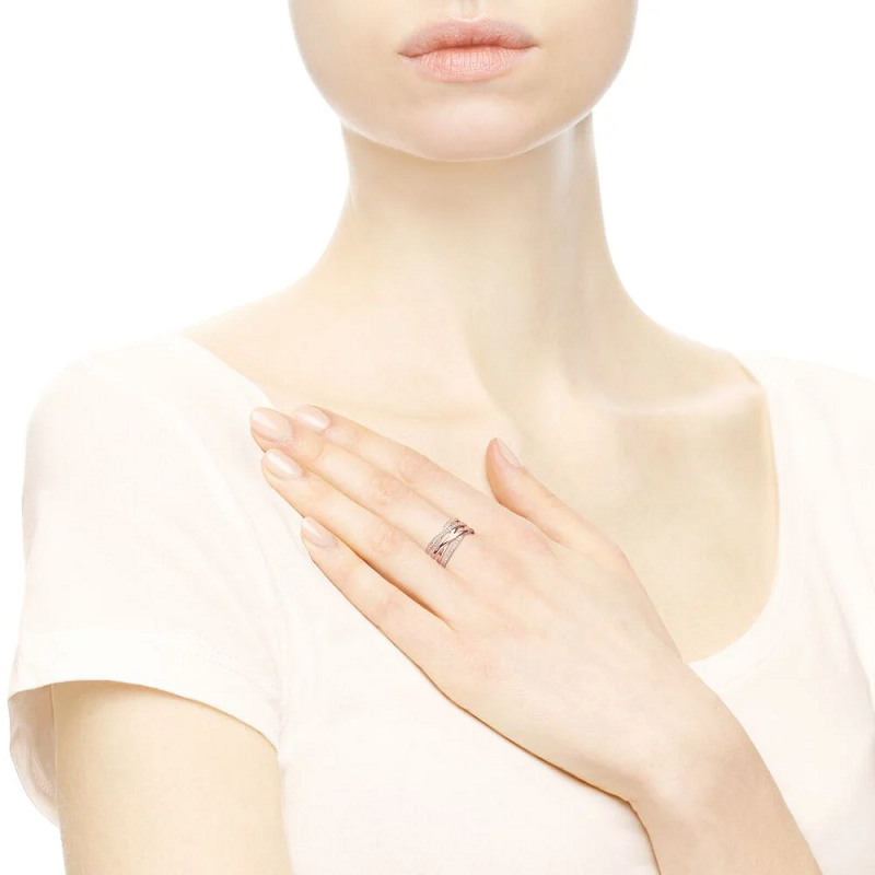 Pandora Rose Ring With Clear Cubic Zirco