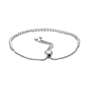 Bracciale Tennis Scintillante Con Chiusura Regolabile