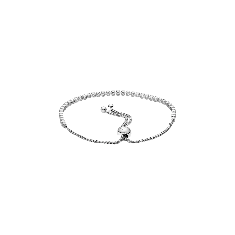 Bracciale Tennis Scintillante Con Chiusura Regolabile