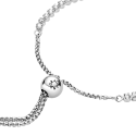 Bracciale Tennis Scintillante Con Chiusura Regolabile