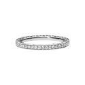 Silver Ring With Clear Cubic Zirconia