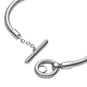 Snake Chain Sterling Silver T-