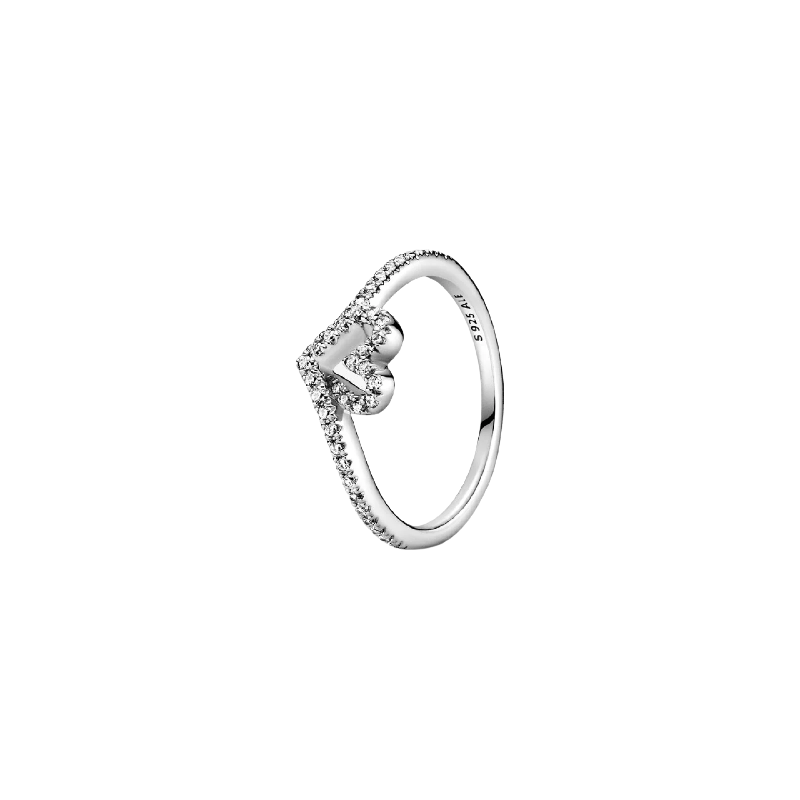 Heart And Wishbone Sterling Si