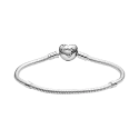 Snake Chain Sterling Silver Bracelet And