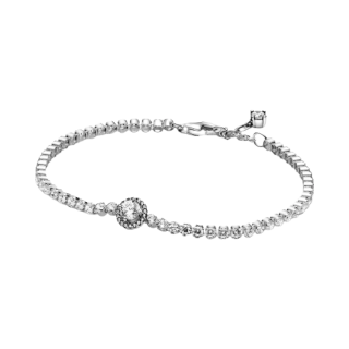 Bracciale Tennis Scintillante Con Punto Luce