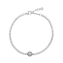 Bracciale Tennis Scintillante Con Punto Luce