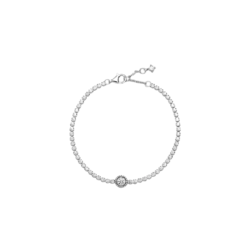 Bracciale Tennis Scintillante Con Punto Luce