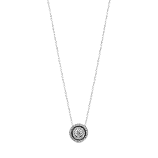 Collier Con Doppio Punto Luce Scintillante