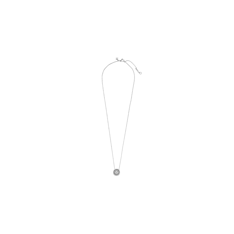 Collier Con Doppio Punto Luce Scintillante