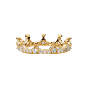 Crown Pandora Shine Ring With Clear Cubi