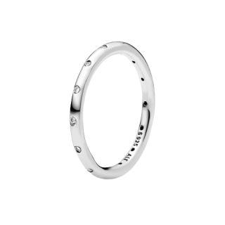 Silver Ring With Cubic Zirconi