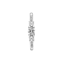 Silver Ring With Clear Cubic Z