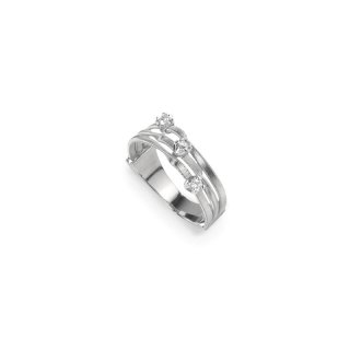 Marco Bicego - Anello Jaipur - Oro Bianco - Diamanti