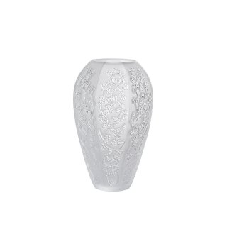 Lalique Vaso Sakura GM Trasparente in Cristallo