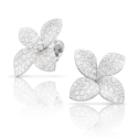 Orecchini in Oro Bianco con Diamanti