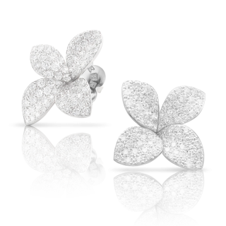 Orecchini in Oro Bianco con Diamanti