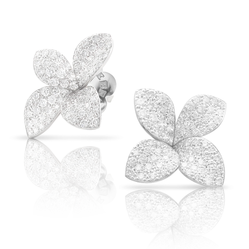 Orecchini in Oro Bianco con Diamanti