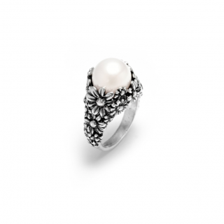 Giovanni Raspini - Anello Drops - Argento - Perle