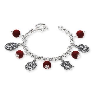 Gerardo Sacco - Bracciale Argento - Corallo