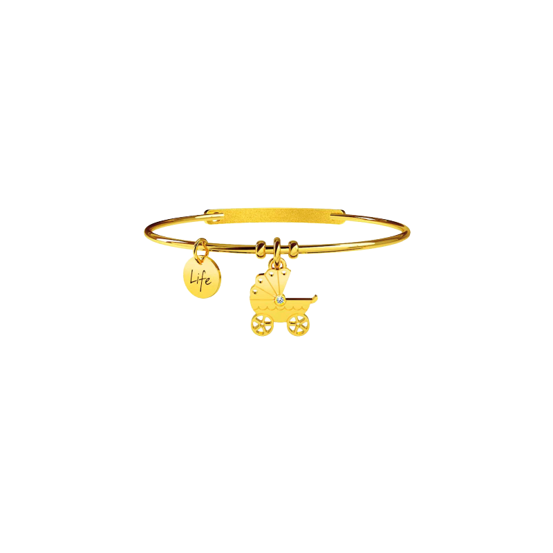 Kidult - Bracciale Carrozzina - Always With Me - Acciaio Dorato