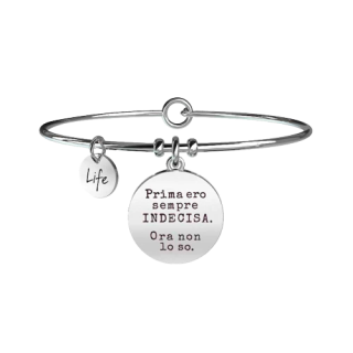 Kidult - Bracciale Prima Ero Sempre Indecisa - Acciaio - Donna