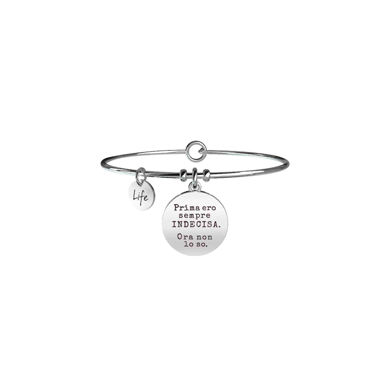 Kidult - Bracciale Prima Ero Sempre Indecisa - Acciaio - Donna