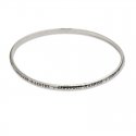 Giovanni Raspini - Bracciale 1 Filo Logo - Argento